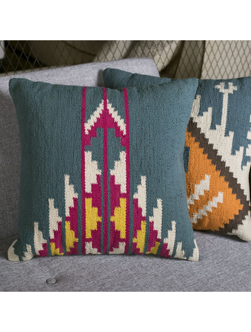 Tetris Kilim Cushion